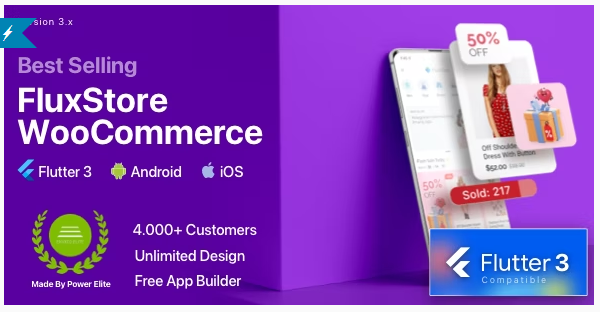 Fluxstore WooCommerce Flutter E commerce Full App Nulled