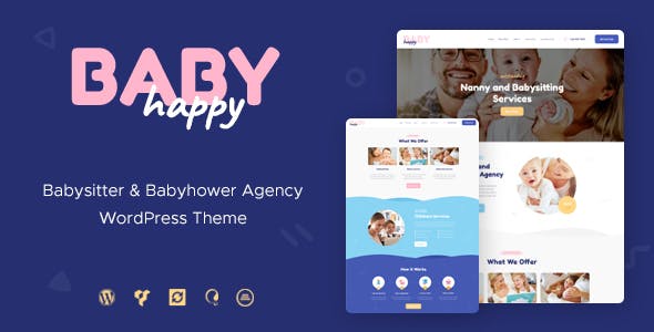 Happy Baby v1.2.6 Nulled – Nanny & Babysitting Services WordPress Theme Free Download