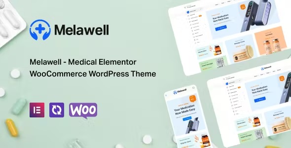 Melawell Medical WooCommerce Theme Nulled