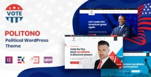 Politono Free Download Political Election Campaign WordPress Theme Nulled