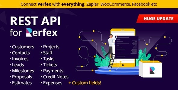 REST API for Perfex CRM v1.0.4 Nulled – Connect your Perfex CRM with third party applications Free Download