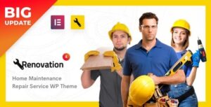 Renovation Nulled Home Maintenance Repair Service Theme Free Download