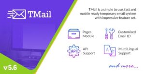 TMail Free Download a temporary mail script with multiple domains Nulled