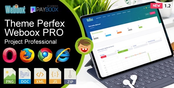 Weboox PRO theme for Perfex CRM Nulled
