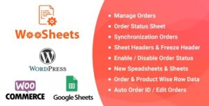 WooCommerce Google Spreadsheet Addon Nulled (Import Export) (WooSheets) Free Download