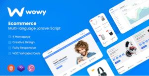 Wowy Nulled Laravel e-commerce script Free Download