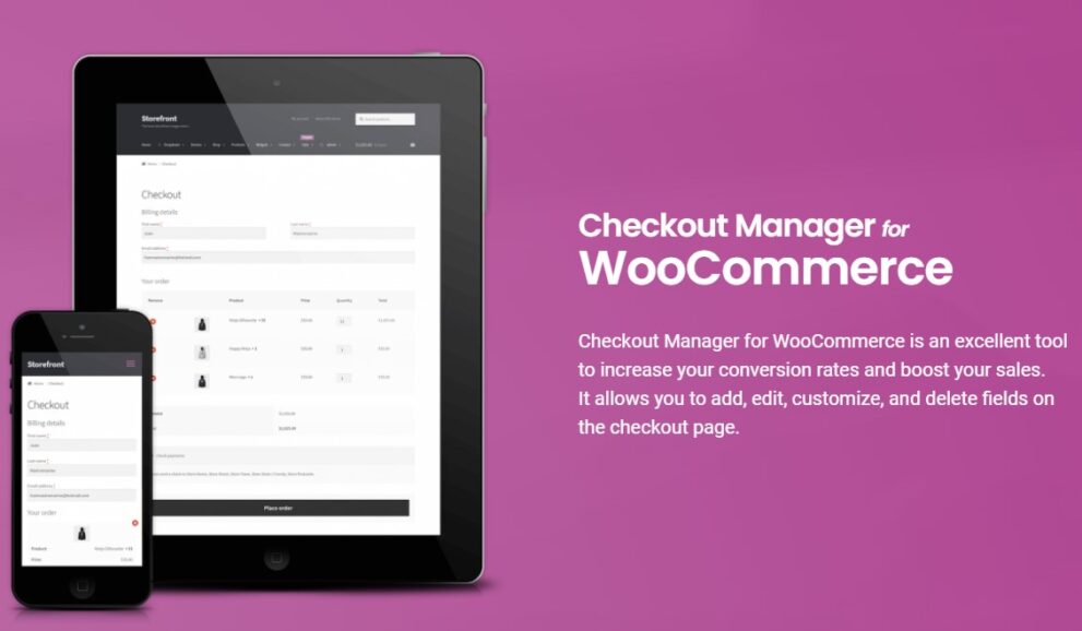 Checkout Field Manager for WooCommerce Premium Nulled