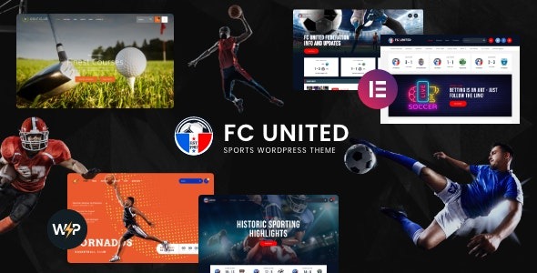 FC United Nulled Football, Soccer & Sports WordPress Theme + RTL Free Download