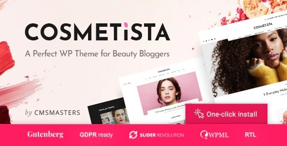 Cosmetista Nulled Beauty & Makeup Theme Free Download