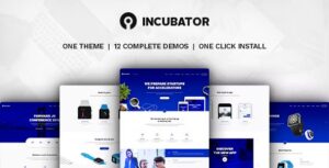 IncubatorNulled WordPress Startup Business Theme Free Download