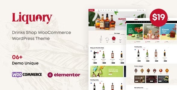 Liquory v1.0.6 Nulled – Drinks Shop WooCommerce Theme Free Download