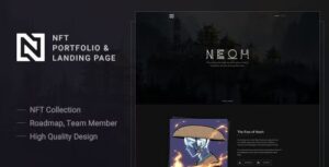 Neoh Free Download NFT Portfolio and Landing Page Nulled