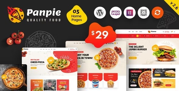 Panpie Nulled Restaurant WordPress Theme Free Download
