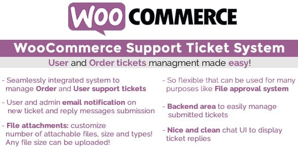 WooCommerce Support Ticket System Nulled v16.2 Free Download