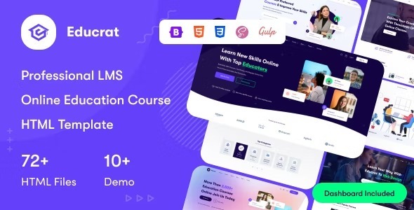 Educrat v1.0.9 Nulled – Online Course Education WordPress Theme Free Download