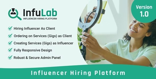InfuLab v1.2 Nulled – Influencer Hiring Platform Free Download