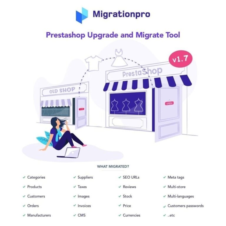 v7.0.1 MigrationPro: PrestaShop Upgrade and Migrate Tool Module Nulled [v1.6-v1.7] Prestashop Free Download