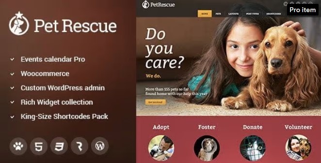 Pet Rescue v1.3.9 Nulled – Animals And Shelter Charity Wp Theme Free Download