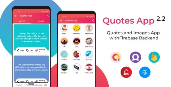 Quotes app with Admin Panel, Admob and Facebook Ads Nulled v2.3 Free Download