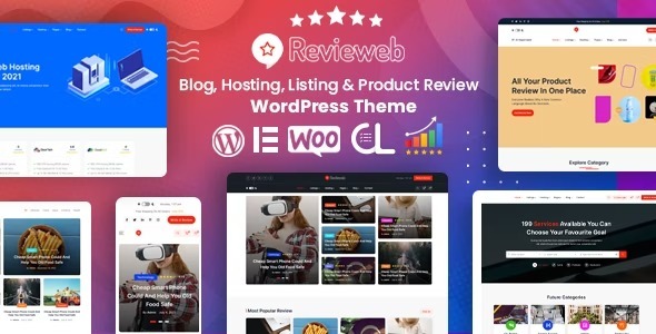 Revieweb v1.3 Nulled – Review WordPress Theme Free Download