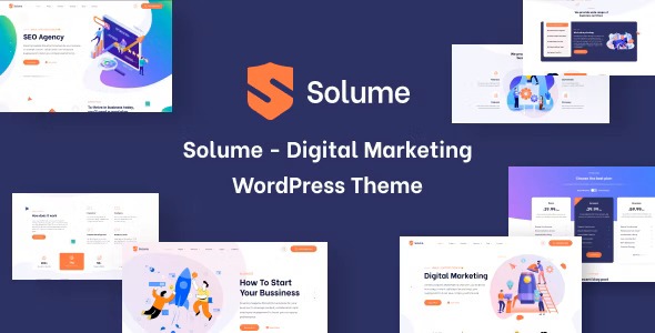 Solume v1.0.4 Nulled – Digital Marketing WordPress Theme Free Download