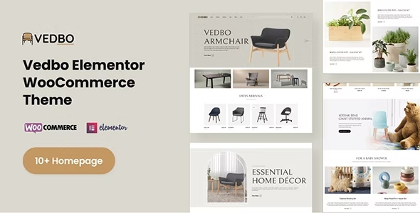 VEDBO Elementor WooCommerce Theme Nulled