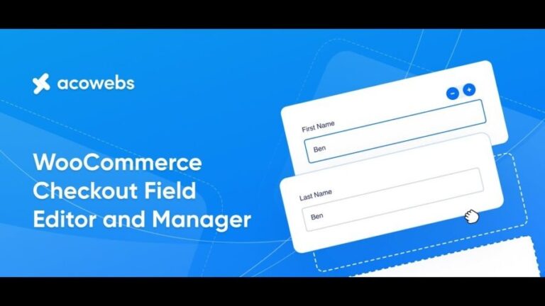 WooCommerce Checkout Field Editor and Manager Nulled Acowebs Free Download