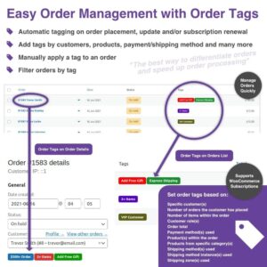 WooCommerce Order Tags Nulled