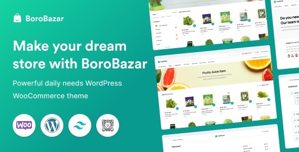 BoroBazar Nulled v1.3.2 – Daily Needs WooCommerce WordPress theme Free Download
