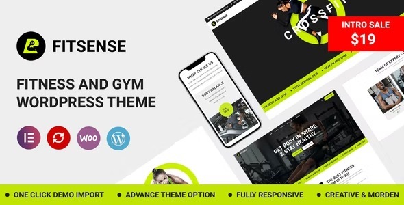 Fitsense v1.2 Nulled – Gym and Fitness WordPress Theme Free Download