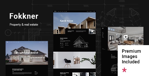 Fokkner Nulled Real Estate and Property Theme Free Download