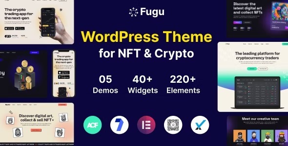 Fugu v1.0.2 Nulled NFT & Crypto WordPress Theme Free Download