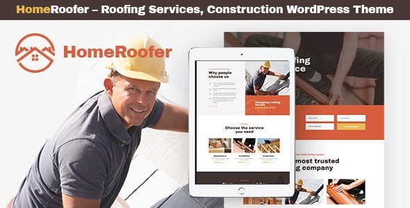 HomeRoofer v1.0.8 Nulled – Roofing Company Services & Construction WordPress Theme Free Download