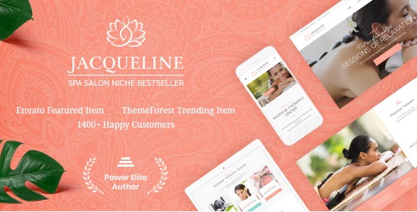 Jacqueline v2.5.1 Nulled – Spa & Massage Salon Beauty WordPress Theme + Elementor Free Download