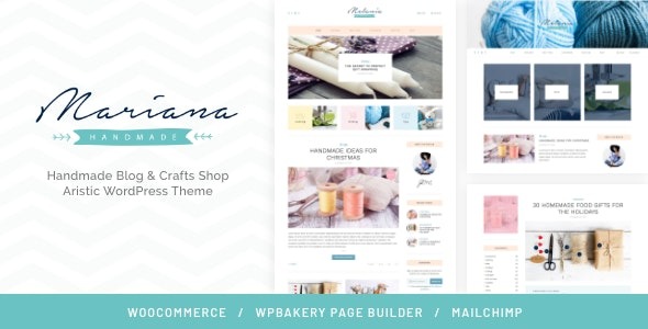 Melania v2.5.1 Nulled – Handmade Blog & Crafts Shop Aristic WordPress Theme Free Download￼