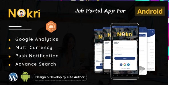 Nokri v2.2.7 Nulled – Job Board Native Android App Free Download