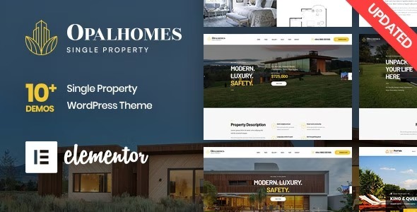 Opalhomes v4.1.5 Nulled Single Property WordPress Theme Free Download