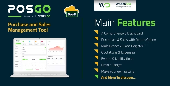POSGo SaaS v3.2.2 Nulled – Purchase and Sales Management Tool Free Download