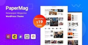 PaperMag Nulled News Magazine WordPress Theme Free Download