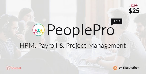 PeoplePro v1.1.9 Nulled HRM, Payroll & Project Management Free Download