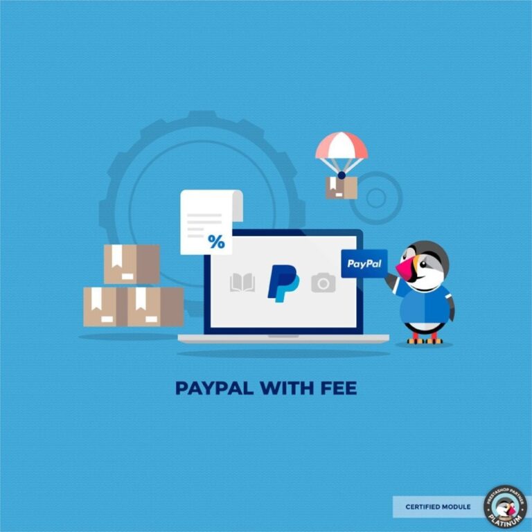 PrestaShop PayPal surcharge extra fee Nulled