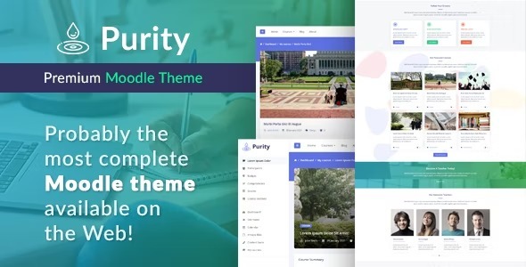 Purity – Premium Moodle Theme Nulled v1.6.2 Free Download
