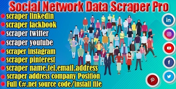Social Network Data Scraper Pro Nulled v18.03 Free Download