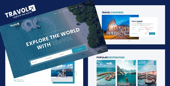 TRAVOL Nulled – Travel Agency Template 26 July 2022 Free Download