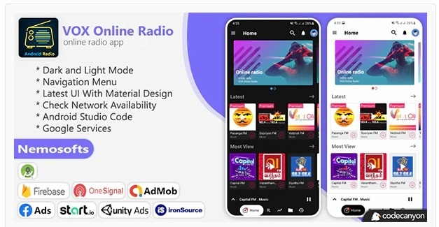 VOX Android Online Radio Nulled v6.2 Free Download