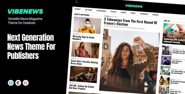 Vibenews Nulled v.1.1 Digital News Magazine Theme Free Download