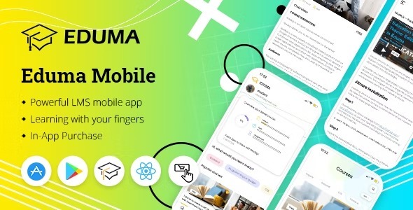 Eduma Mobile Nulled React Native LMS Mobile App for iOS & Android Free Download