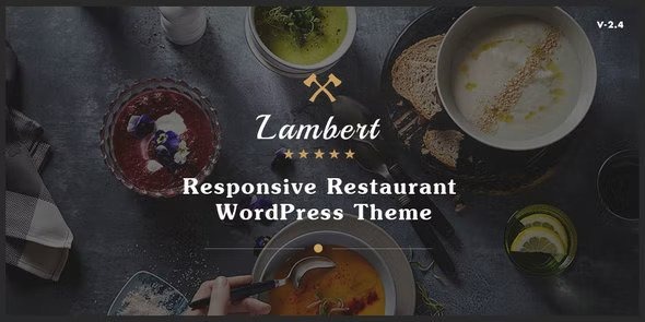 Lambert Nulled v2.5.7 – Restaurant Cafe Pub WordPress Theme Free Download