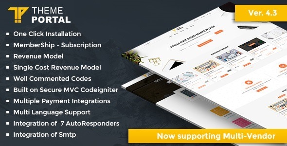 Theme Portal Multi-Vendor eCommerce Marketplace Nulled Sell Digital Products, Themes, Plugins, PHP Script Free Download