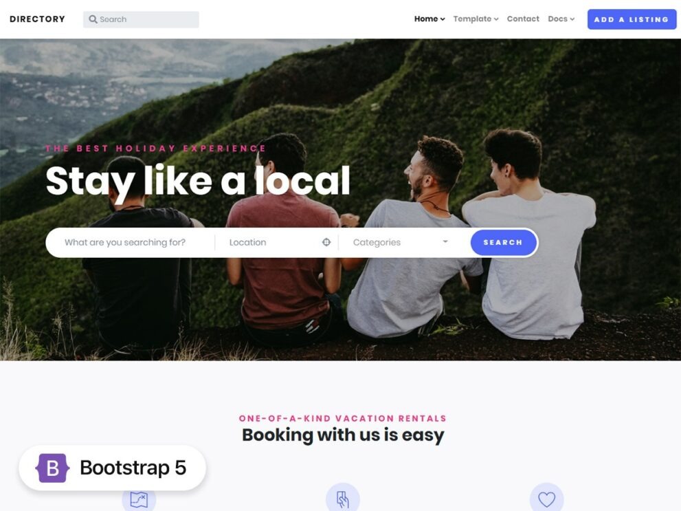 Directory Nulled Directory & Listing Bootstrap 5 Theme Free Download